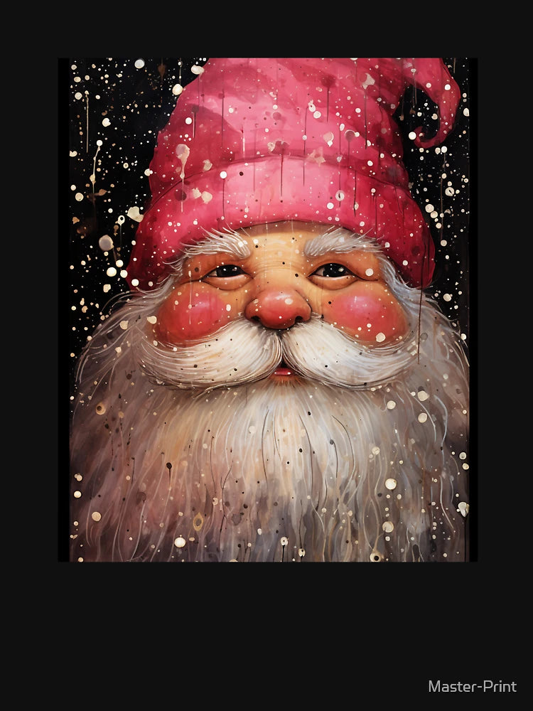 Festive Christmas Designs - Colorful Santa Clauses