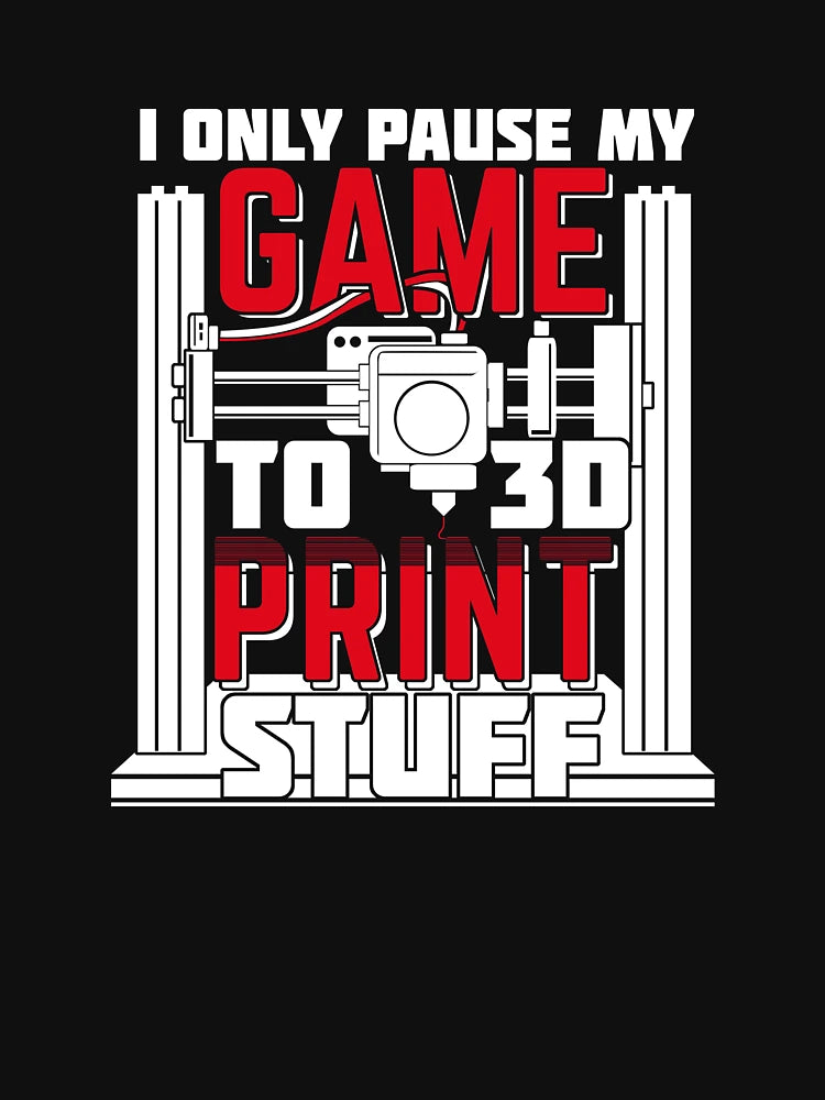 3D Printer Printing Artist Gaming Gamer Gift