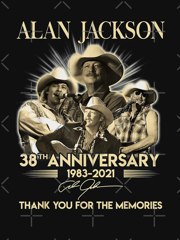 38th Anniversary Alan Art Jackson Limited Design Gift For Fans, For Men and Women, Gift Father Day, Gift Halloween Day, Gift Thanksgiving, Gift Christmas Day