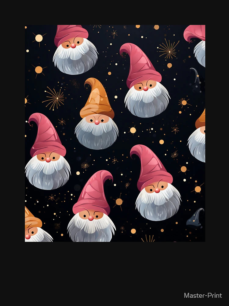 Festive Christmas Designs - Colorful Santa Clauses