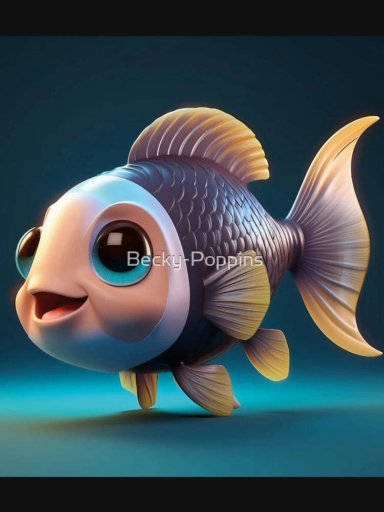 Adorable 3D Fish Fun