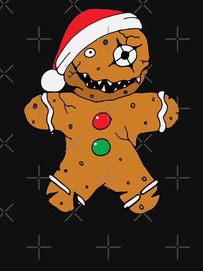 Evil Christmas Creepy Gingerbread Man