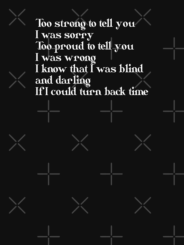 If I could turn back time VIII (white)