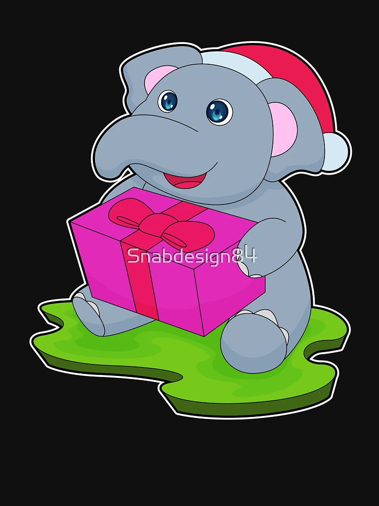 Elephant Christmas Package