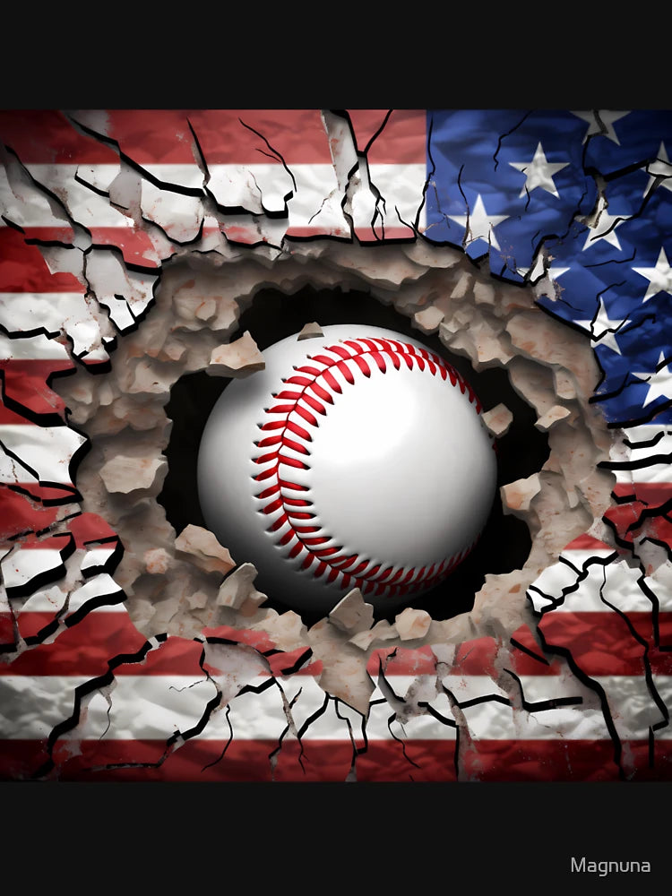 3D Baseball in a Hole with The Flag