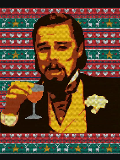 Leo Laughing Dank Meme Ugly Christmas Sweater Design Sweatshirt