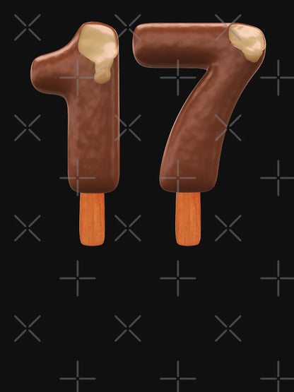 17 Ice Cream Seventeen Number 3d Chocolate