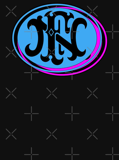 80's Retro 3D 3 Dimensional FN Herstal Fabrique National - Operator Badge