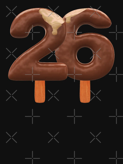 26 Ice Cream Twenty Six Number 3d Chocolate