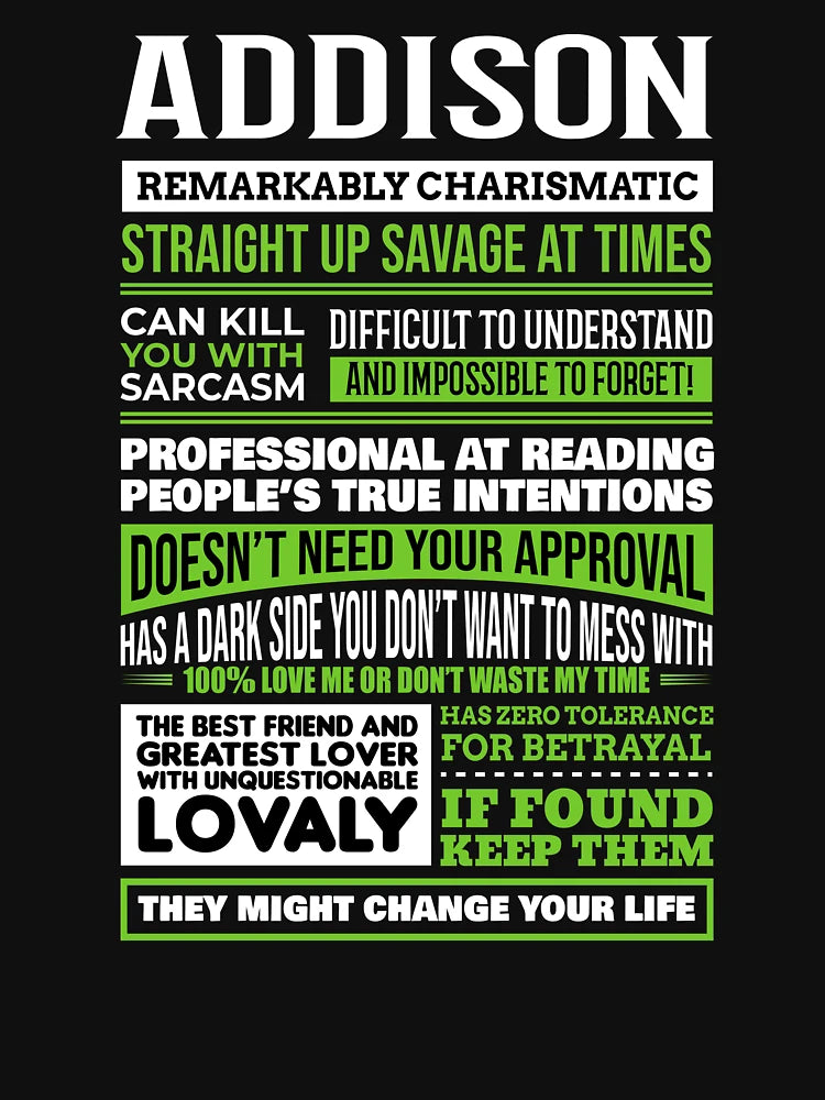 Addison Girl Name Definition