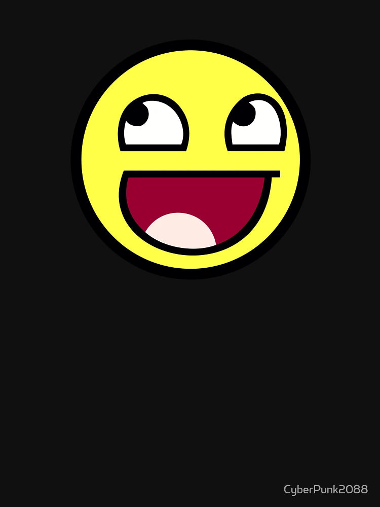 Epic face pixel emoji meme pin sticker