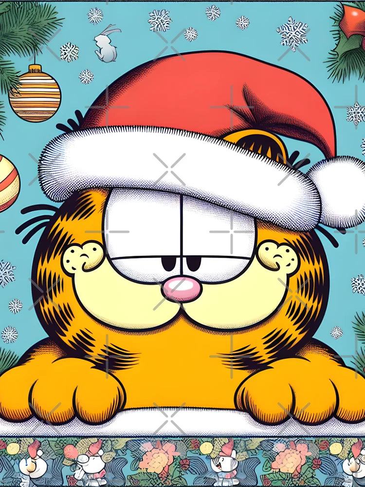 Festive Cartoon Extravaganza: Merry Christmas Art for Whimsical Decor