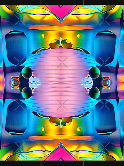 Abstract 3D art. Multi colors vibrant