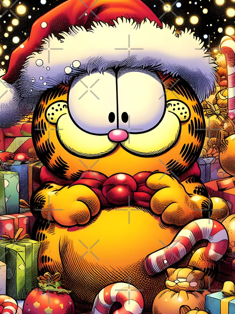 Festive Cartoon Extravaganza: Merry Christmas Art for Whimsical Decor