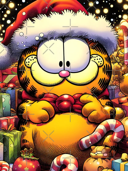 Festive Cartoon Extravaganza: Merry Christmas Art for Whimsical Decor