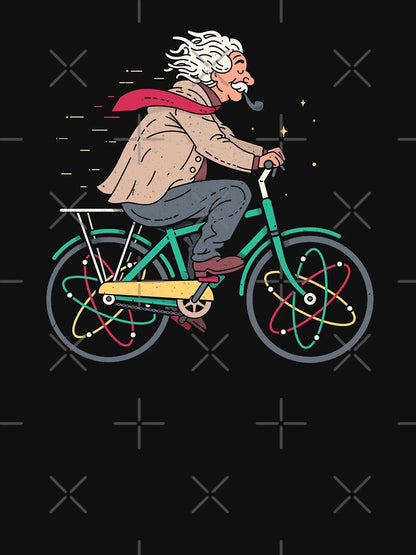 Albert Einstein Atomic Ride - Phsyics Chemistry Bicycle