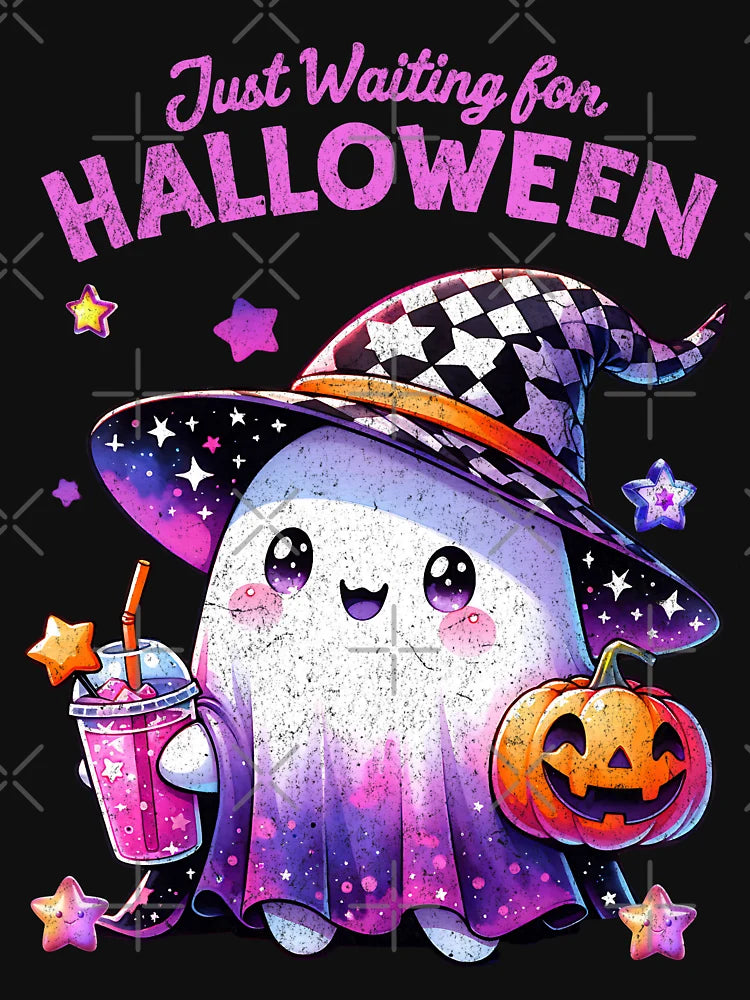 Adorable Ghost Awaiting Halloween