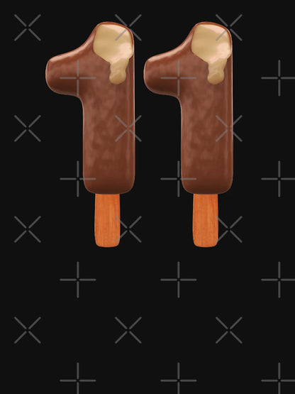 11 Ice Cream Eleven Number 3d Chocolate