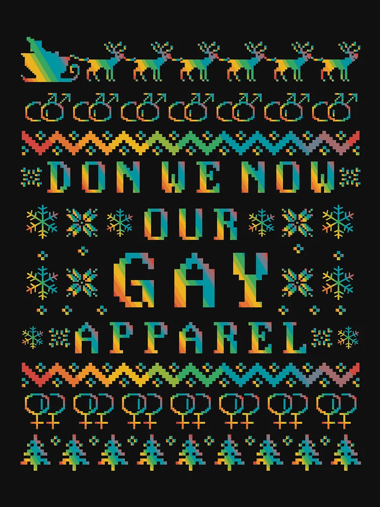 Don We Now Our Gay Apparel Lgbt Ugly Christmas Sweater Hol