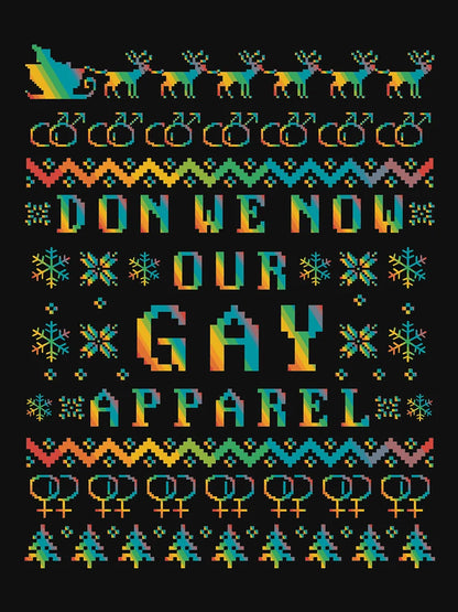Don We Now Our Gay Apparel Lgbt Ugly Christmas Sweater Hol