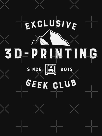 3d-printing club logo white font