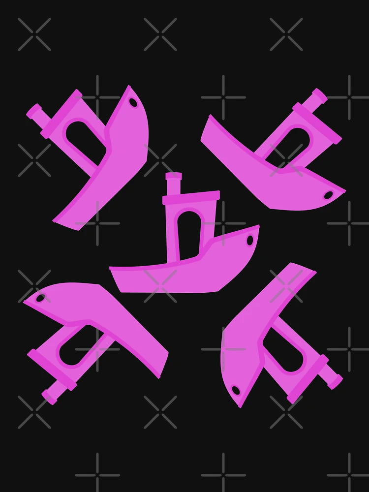 3D Printing Benchy Professional Boat Builder - Pink