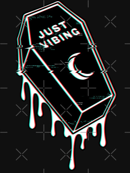 3D Glitch Trippy Coffin ~ Just Vibing