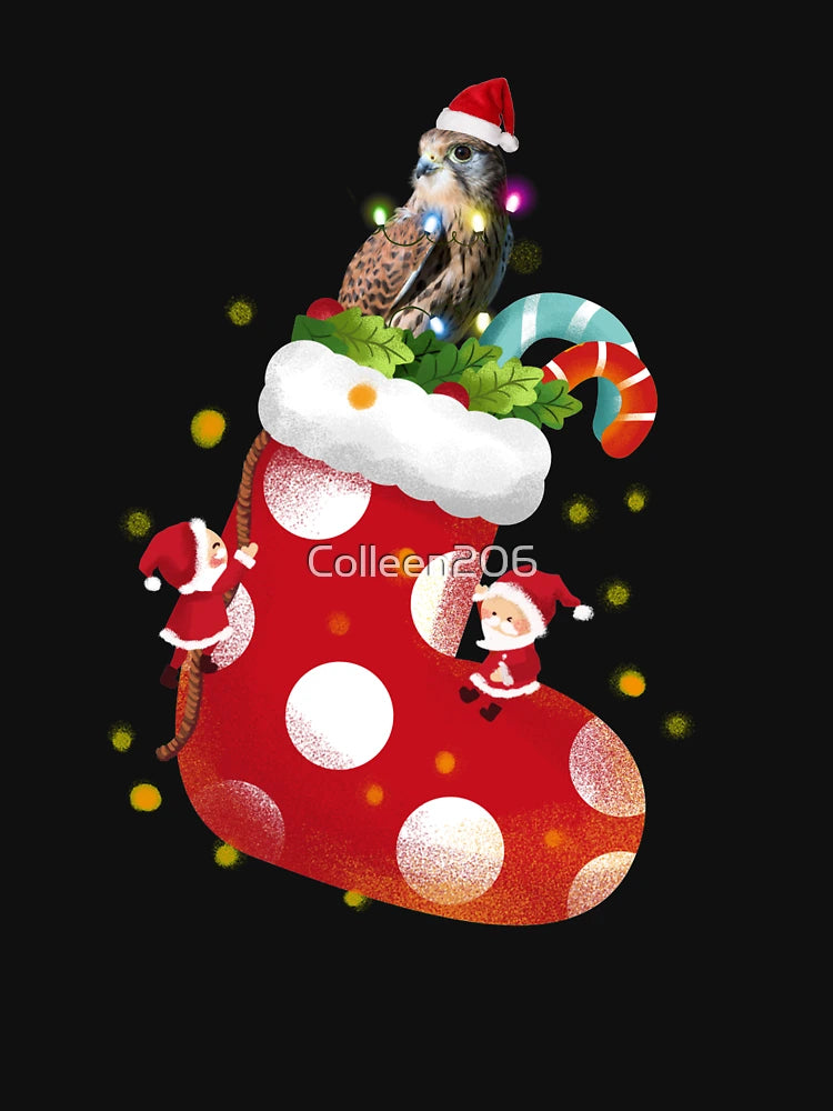 Falcon With Hat Christmas Socking