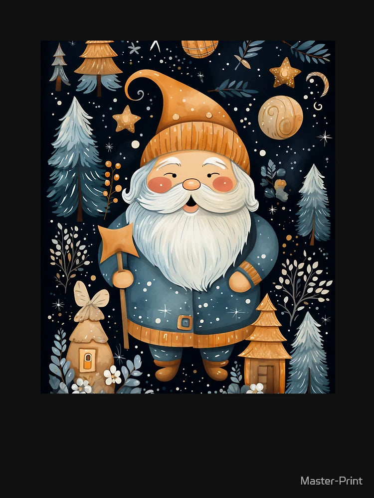 Festive Christmas Designs - Colorful Santa Clauses