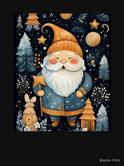 Festive Christmas Designs - Colorful Santa Clauses