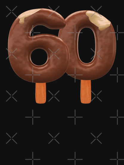 60 Ice Cream Sixty Number 3d Chocolate