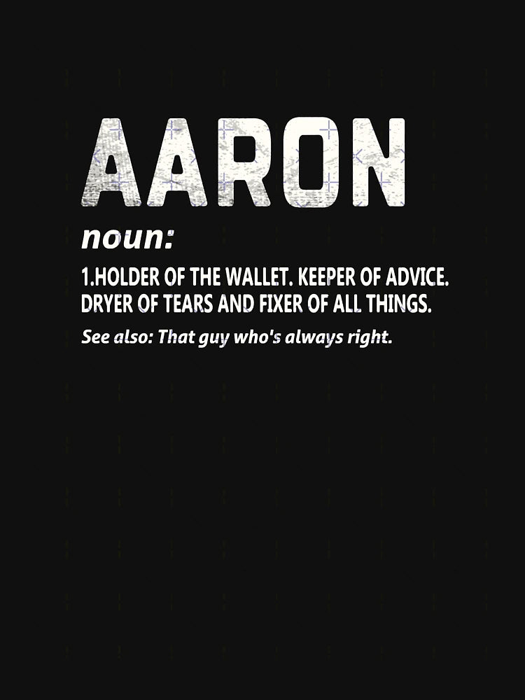 Aaron name