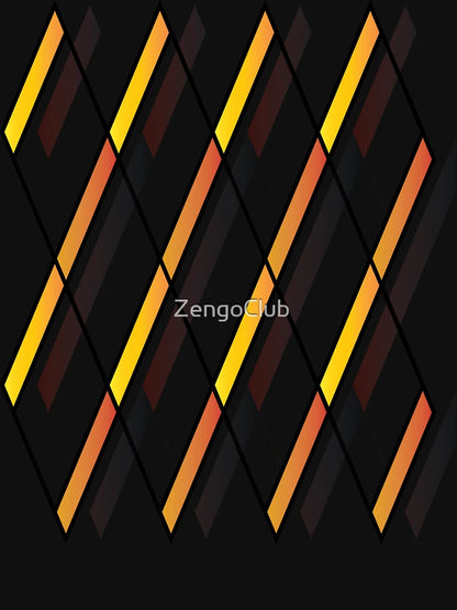 3d looking  abstract design - Zigzag Design for phone case wall art and decorative