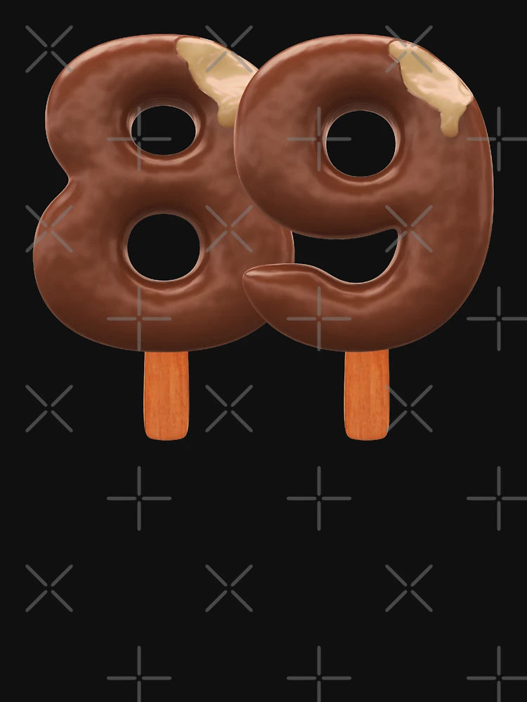 89 Ice Cream Eighty Nine Number 3d Chocolate