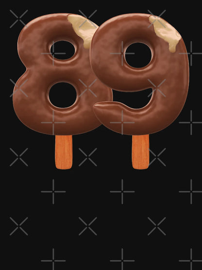89 Ice Cream Eighty Nine Number 3d Chocolate