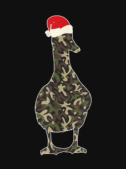 Duck Lover Christmas Camouflage Santa Pajamas Gift