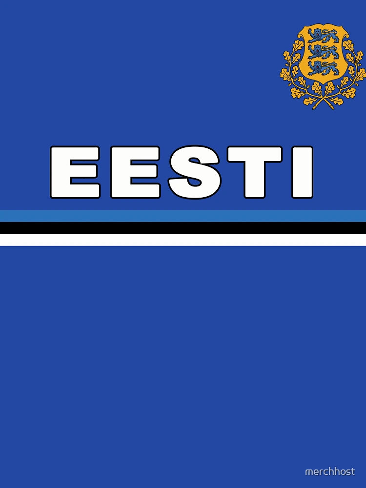 Estonia Eesti National Flag & Coat of Arms