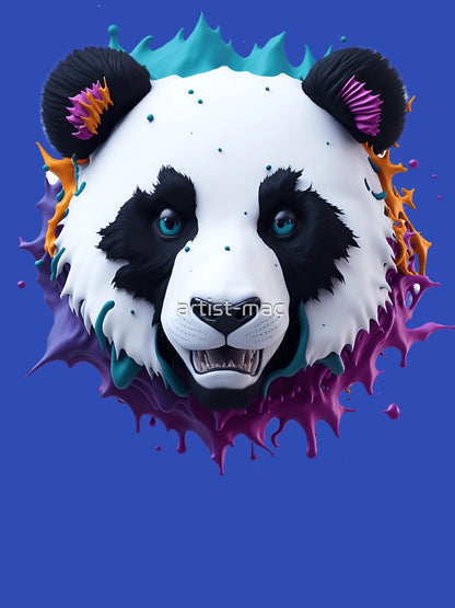 3D Panda Face