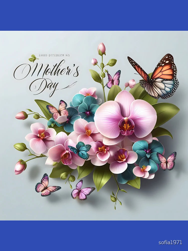 3D Colombian Orchids: Gift for Mom 2024