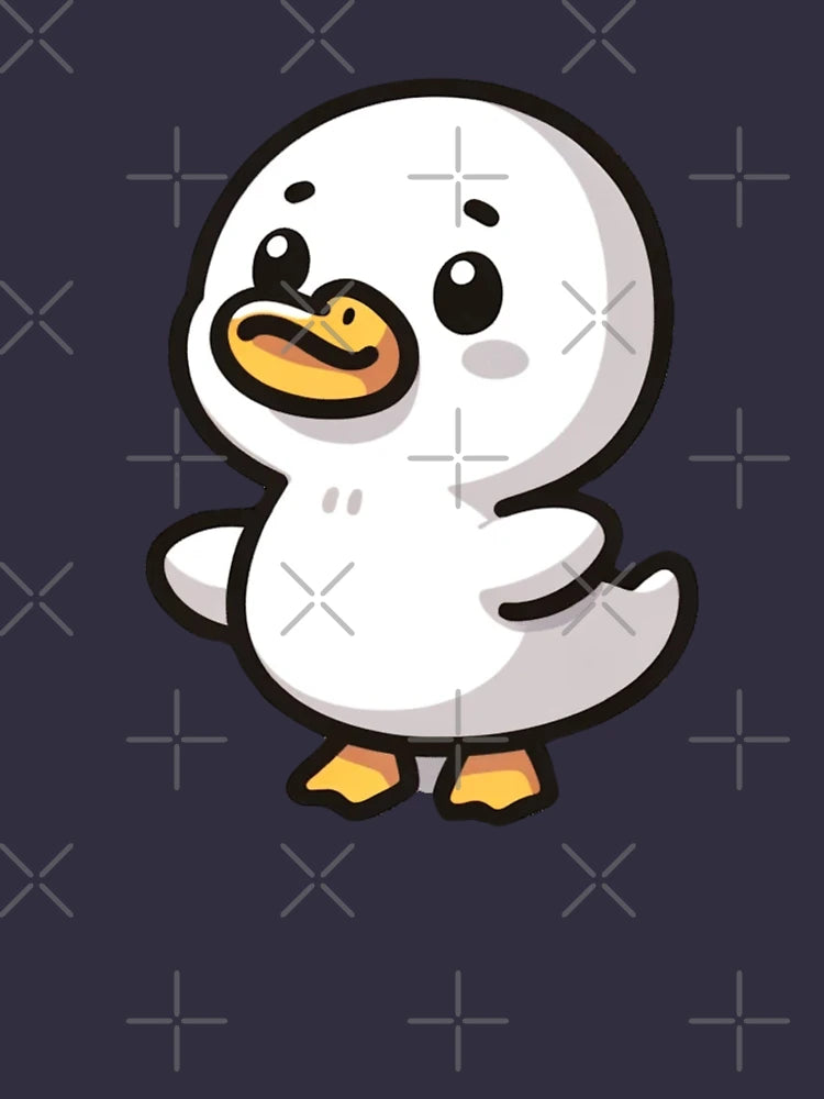 Duck cute 3d , cute cartoon duck, duck sticker, duck baby, animal stickers