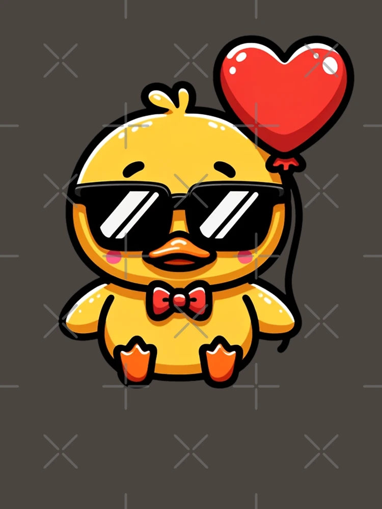 Duck cute 3d , cute cartoon duck, duck sticker, duck baby, animal stickers