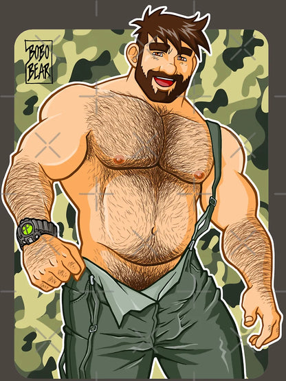 ADAM LIKES DUNGAREES - CAMOUFLAGE