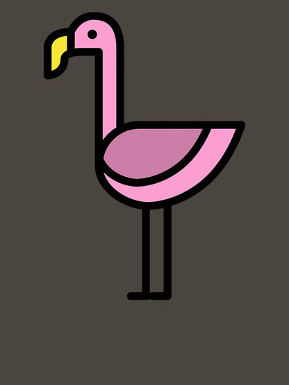 Festive Flamingo Graphic Tee