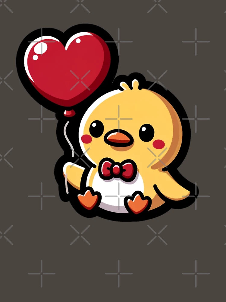 Duck cute 3d , cute cartoon duck, duck sticker, duck baby, animal stickers