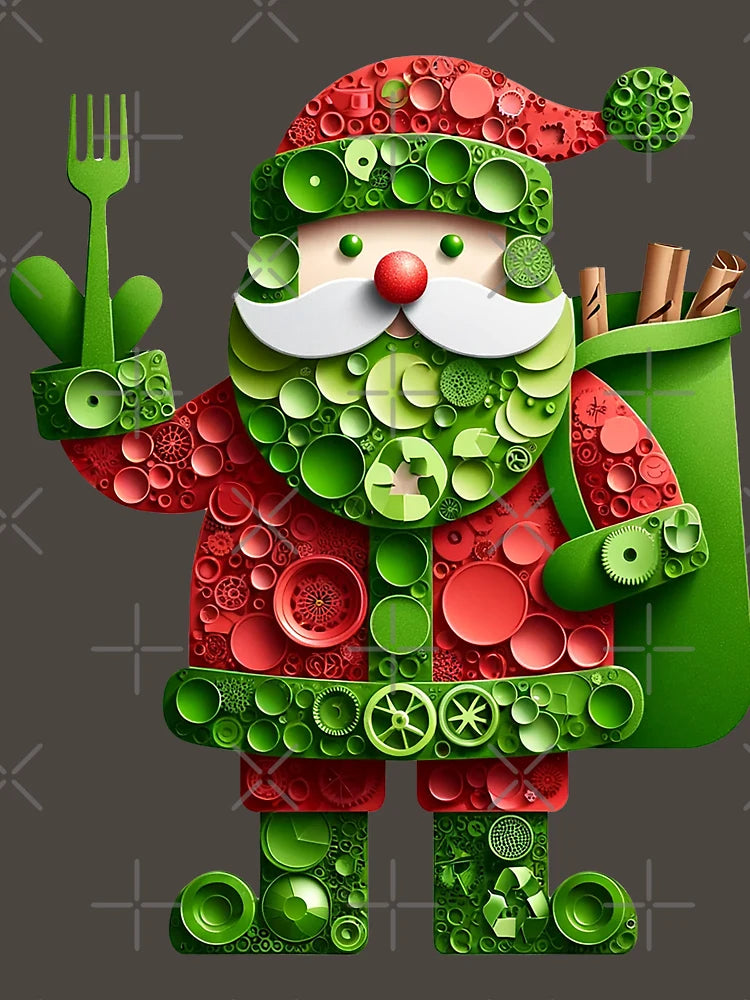 Eco Santa Celebrating a Zero Waste Christmas