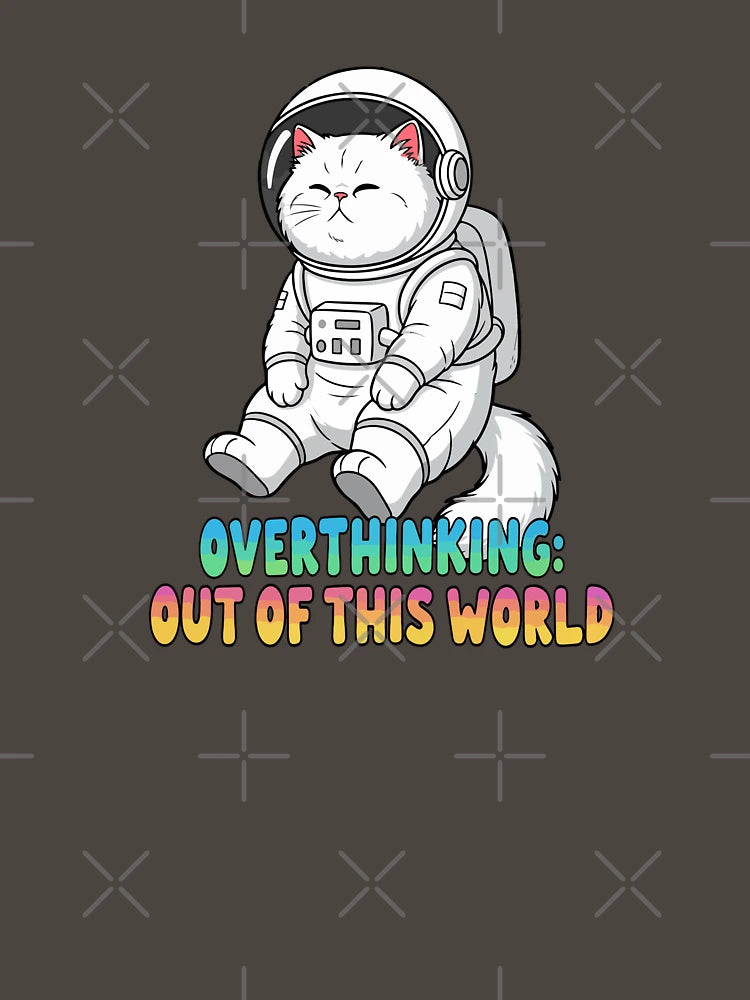 Overthinking Astronaut cat, out of this world