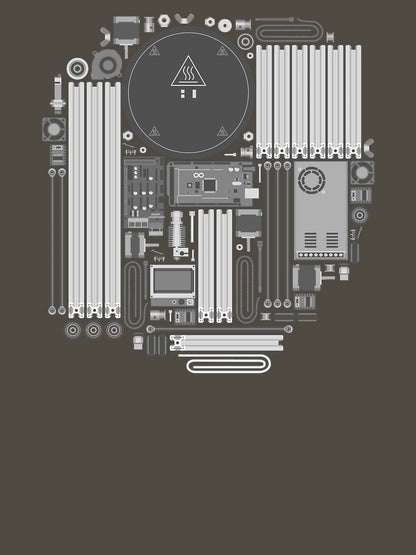 3D Printer Components Delta Engineering T Shirt