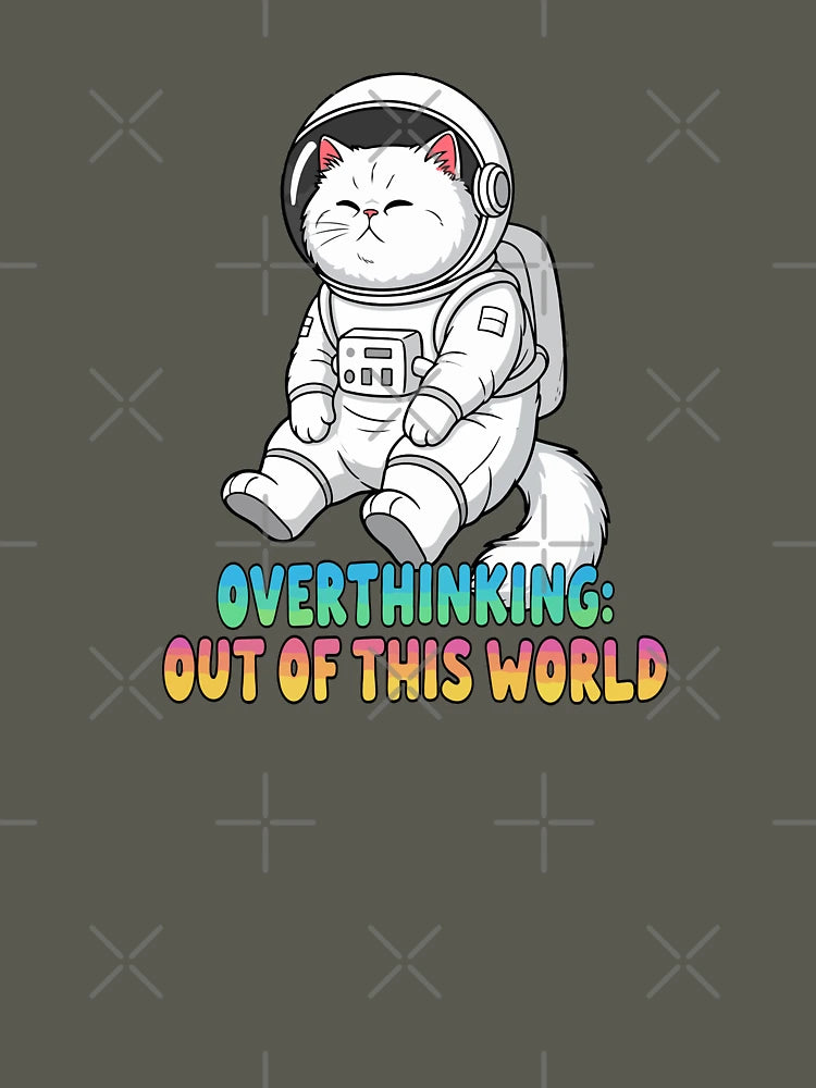Overthinking Astronaut cat, out of this world