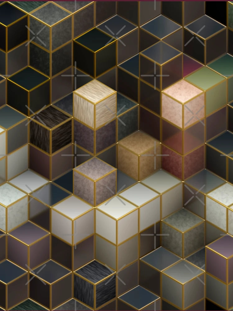 3D cubes pattern