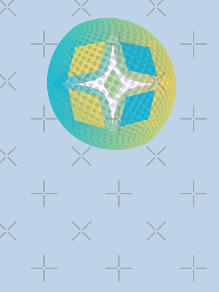 3D Polka Yellow Green